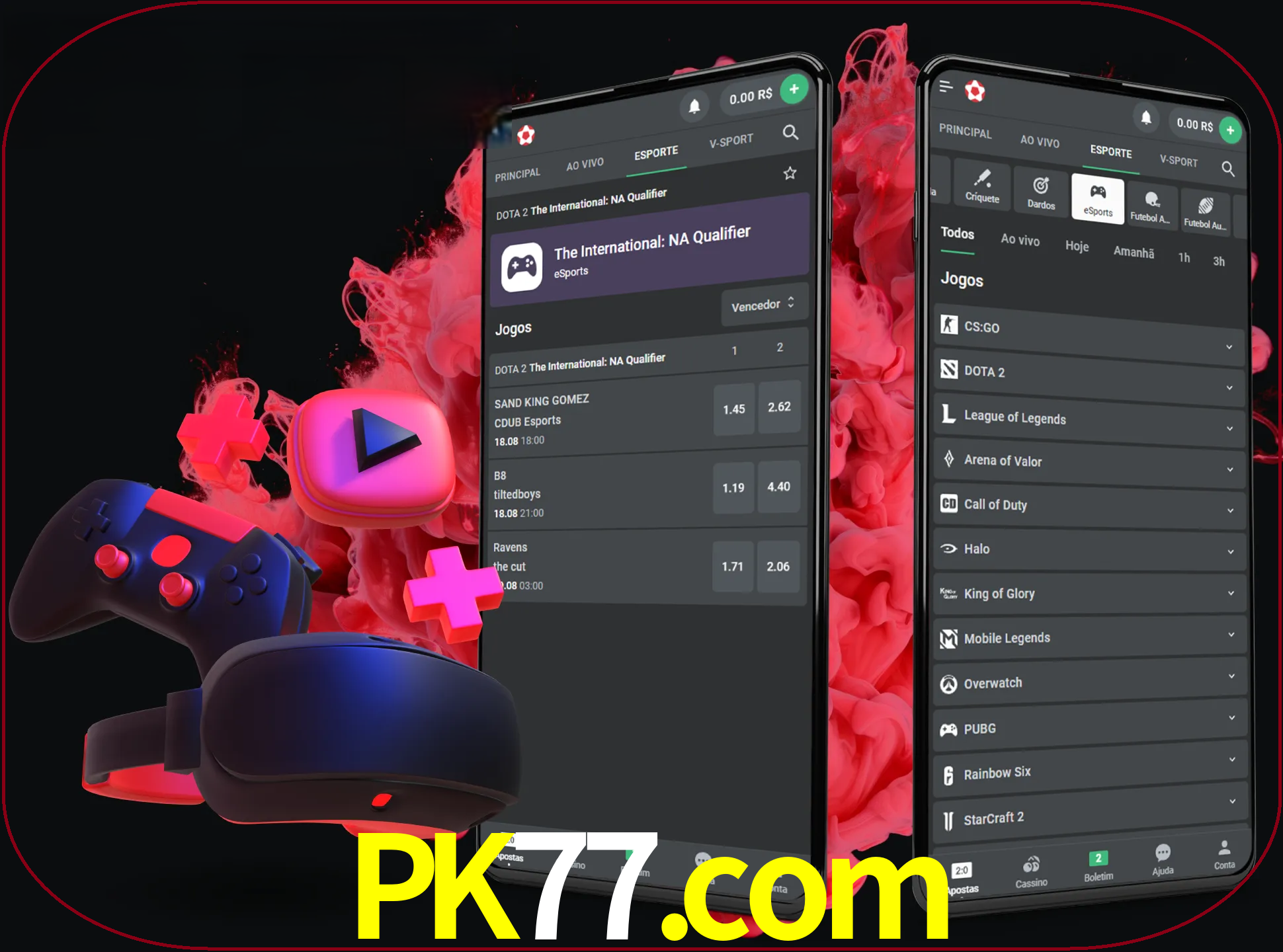 Para ter a aplicação móvel pk77 no seu smartphone, basta descarregar o ficheiro apk e seguir as instruções.