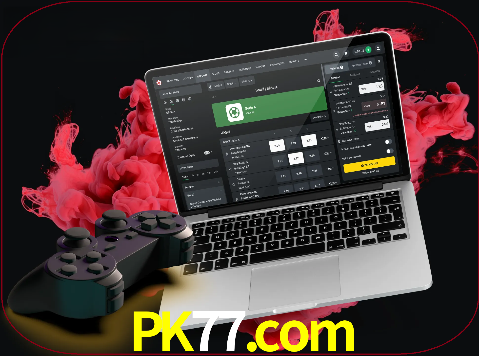Visite a secção especial de jogos de vídeo em pk77 para descobrir em que jogos pode apostar e ganhar muito dinheiro.