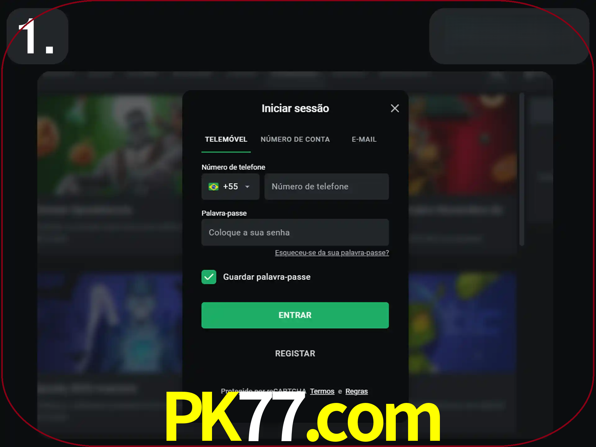 Acesse o site.